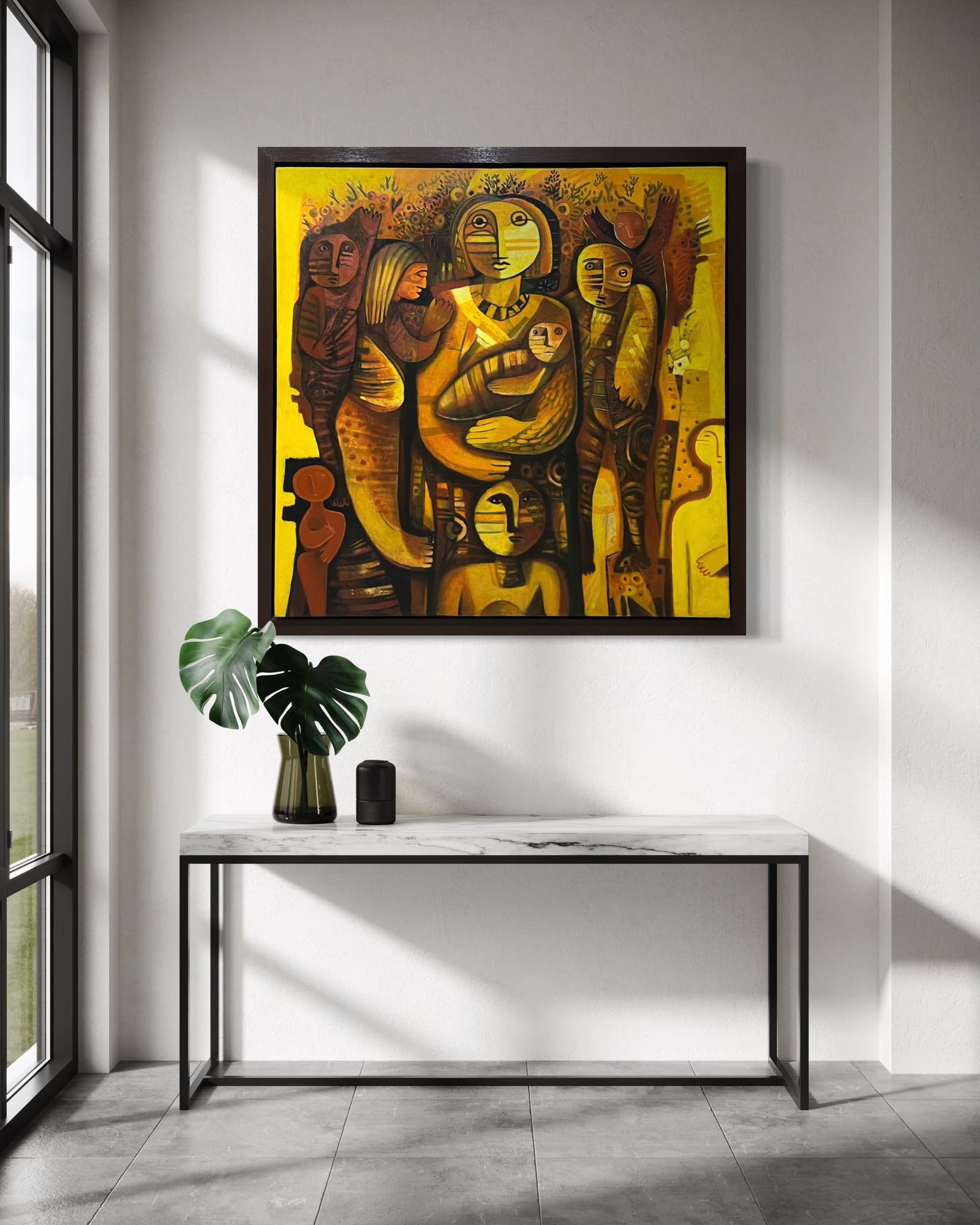Familia Unida (amarillo con Varias Caras)
